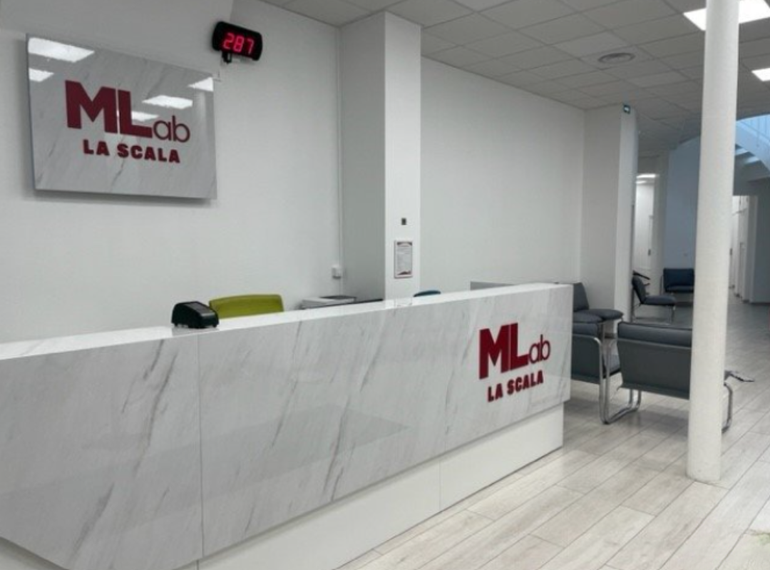 Comptoir pour le laboratoire M LAB - La Scala